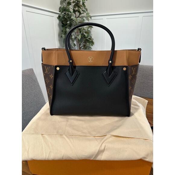 Louis Vuitton On My Side MM Noir Bag - Picture 2 of 16